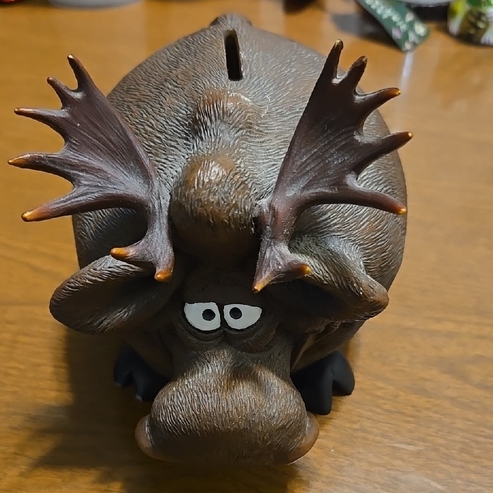 Moose Shaped Coin Bank